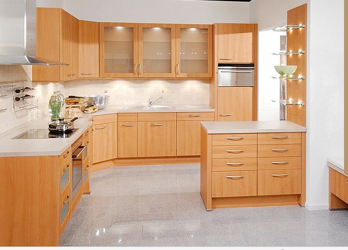 Custom Made Full Kitchen Set Modern Melamine Plywood MDF