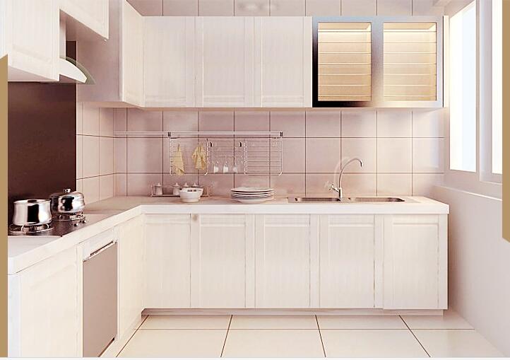 muebles de cocina completa de melamina, cocina de cocina, estilo de país  personalizado gabinetes de cocina